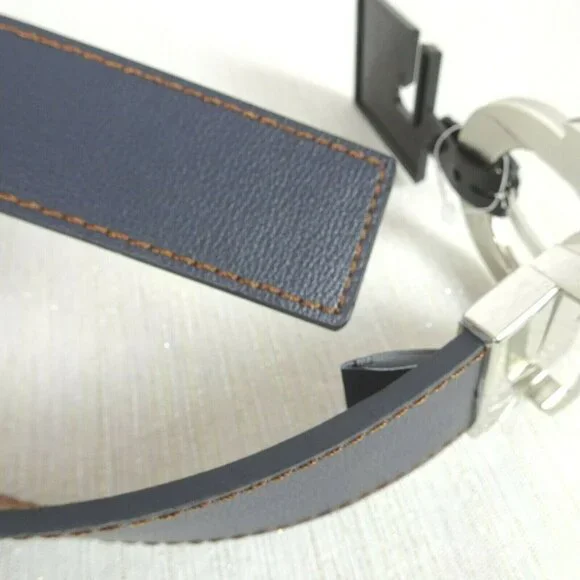 NWT TRUE RELIGION Reversible Buckle Belt Able Horseshoe Harness 38 - Picture 10 of 11
